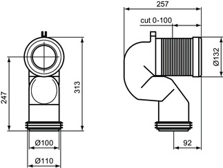Ideal Standard Dichtlippe 16mm, f.Duschwand LV95667